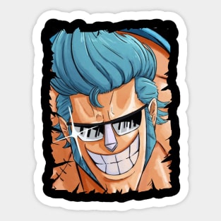 FRANKY ANIME MERCHANDISE Sticker